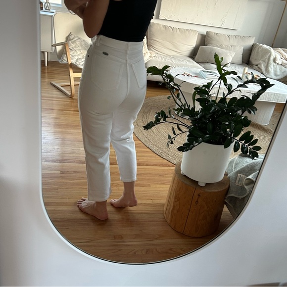 Vintage Straight White Jeans - Picture 12 of 14